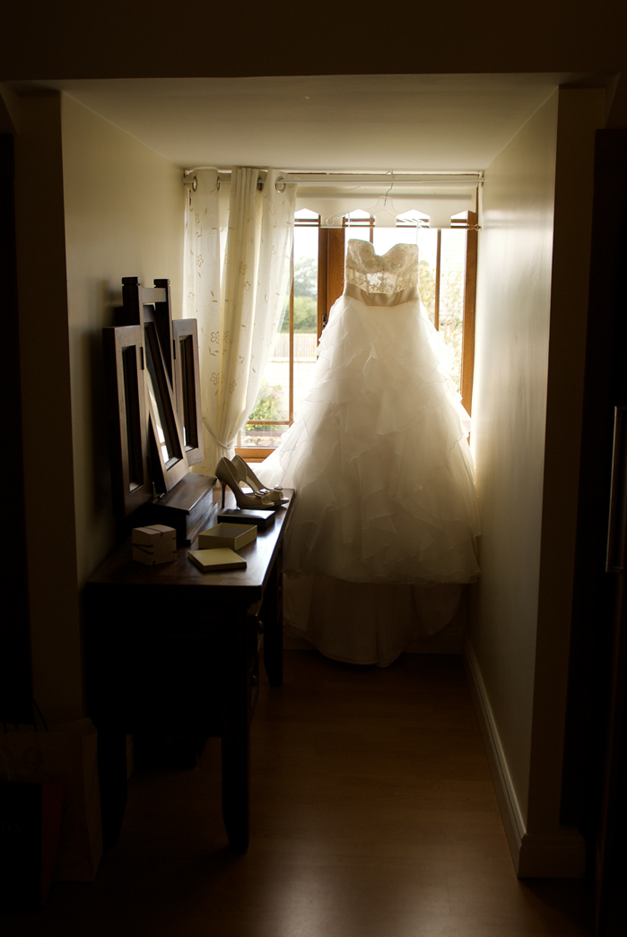 wedding dress photo window